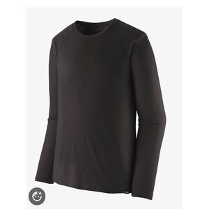 Patagonia Men's Capilene Cool L/S Trail Shirt Black Size (M) Medium   NEW W/TAGS